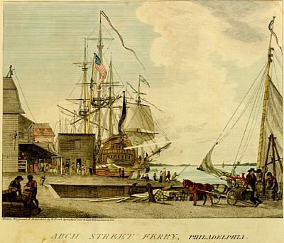 Arch_Street_Ferry Philadelphia 1793